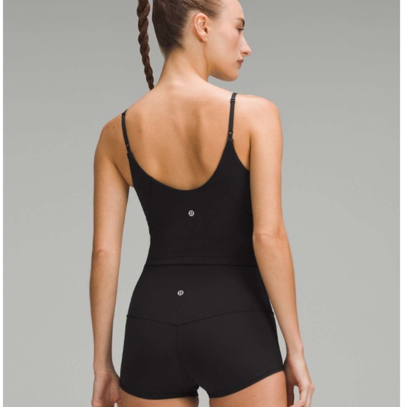 Lululemon Align Cropped Cami Tank Top *Light Support, A/B Cup Black - Picture 3 of 7